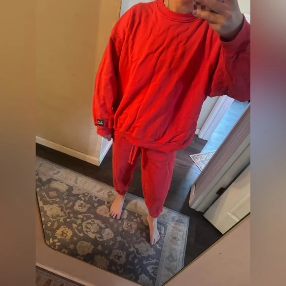 Daily Drills oversized sweatshirt, size: XS/S - color: HEART ❤️ - Picture 3 of 4